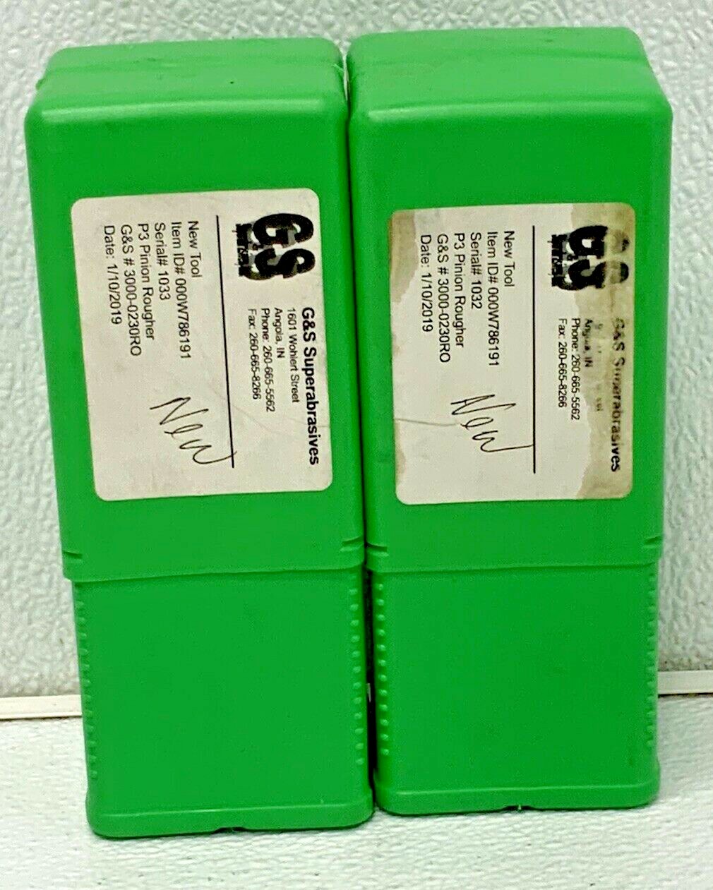 G & S Superabrasives 000W786191 Lot Of 2 Precision Honing Tool 234D