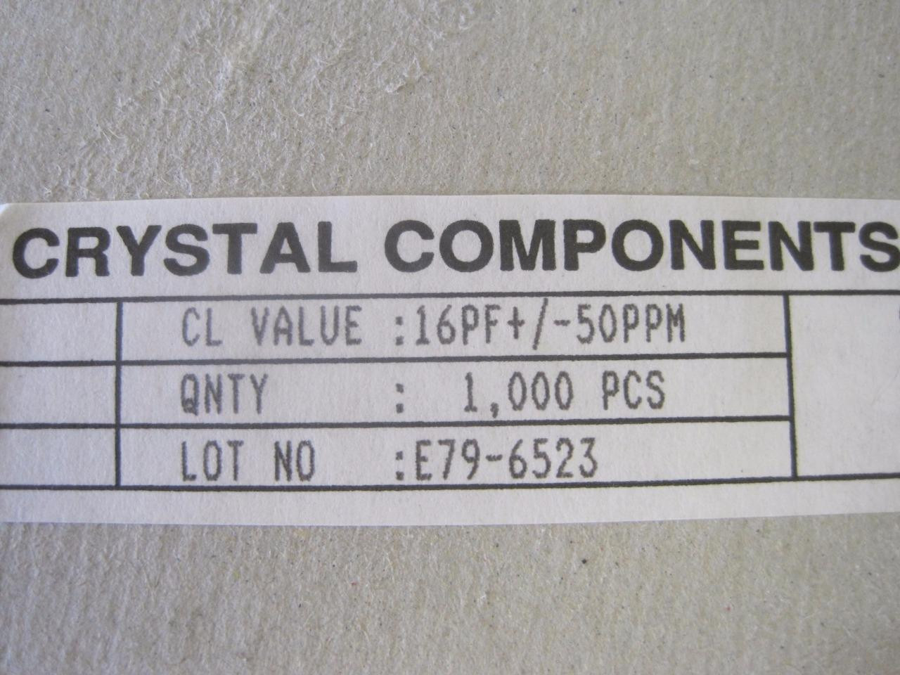 LOT OF 10 SEIKO EPSON QD40H8868 CRYSTAL COMPONENTS MA-406 20.0000MHZ C6E000428
