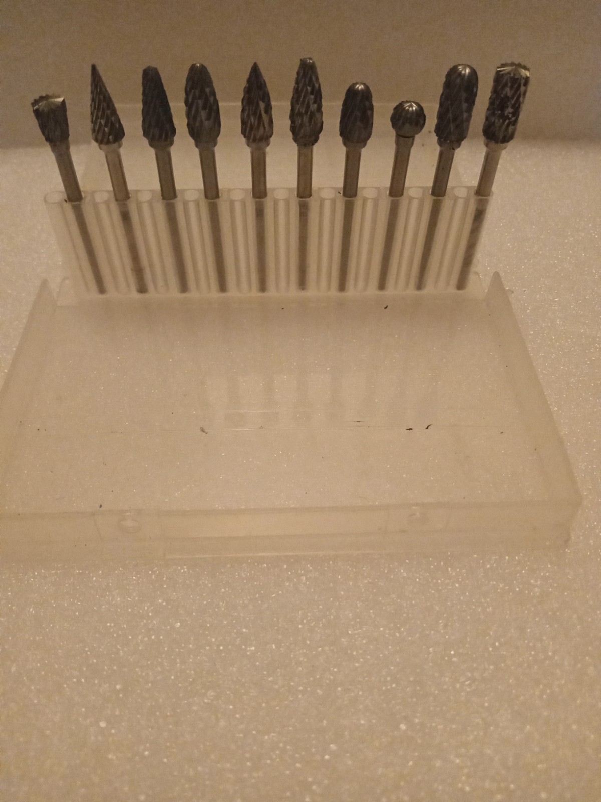 Tungsten Carbide Steel Rotary Burr Die Grinder Bit 10pc Set