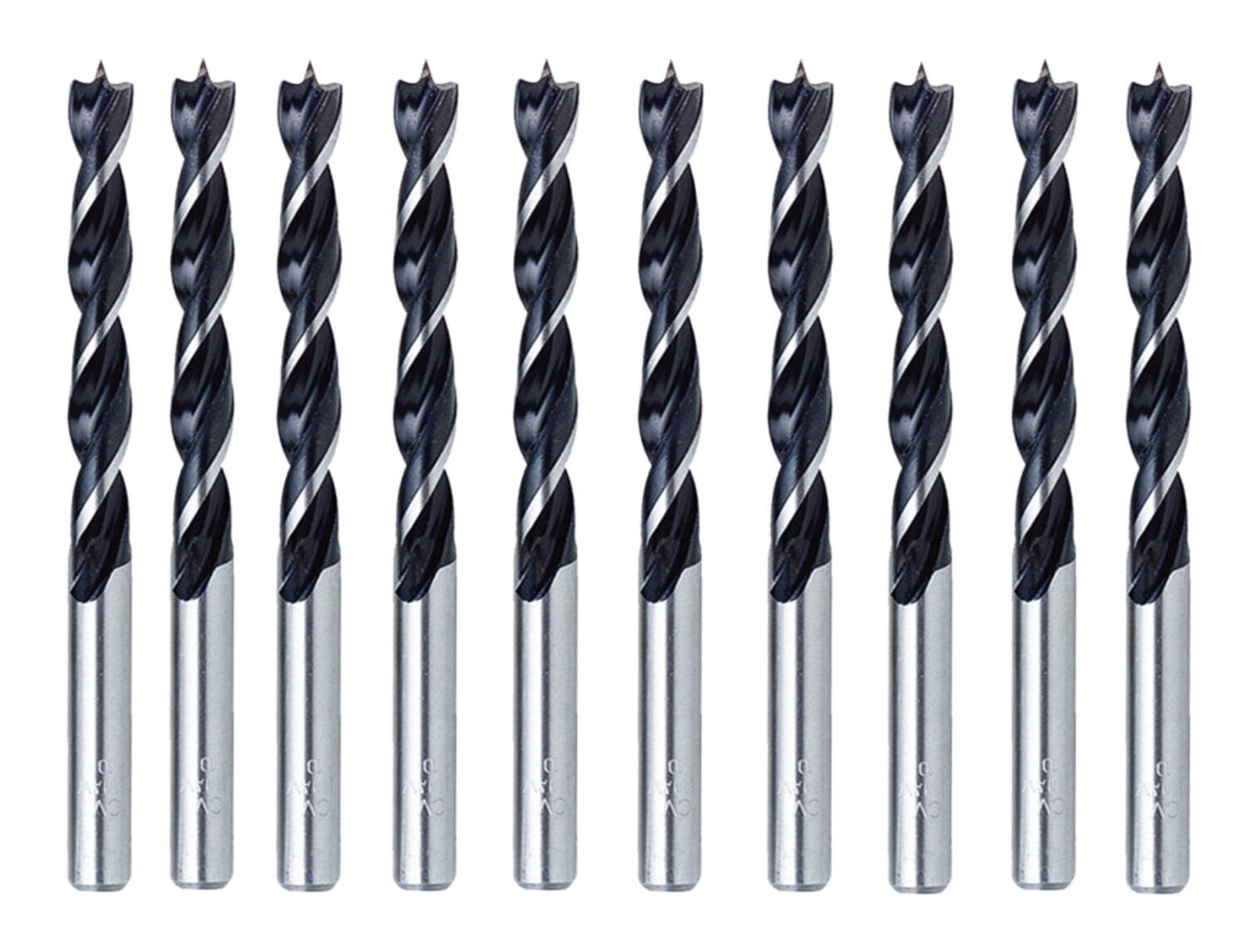 10Pcs 3/16″ Wood Brad Point Drill Bit Woodworking Drill Hardwood Softwood