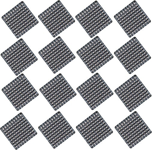 1×1 25.4×25.4mm Tiny Through Hole Prototype Perforated Board Circ Color: 1”x1”