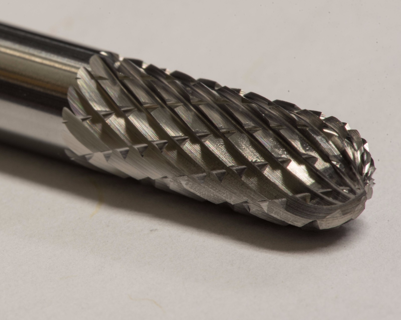 SC1D Cylindrical Cut Tungsten Carbide Burr Bur Cutting Tool Die Grinder Bit 1/4″