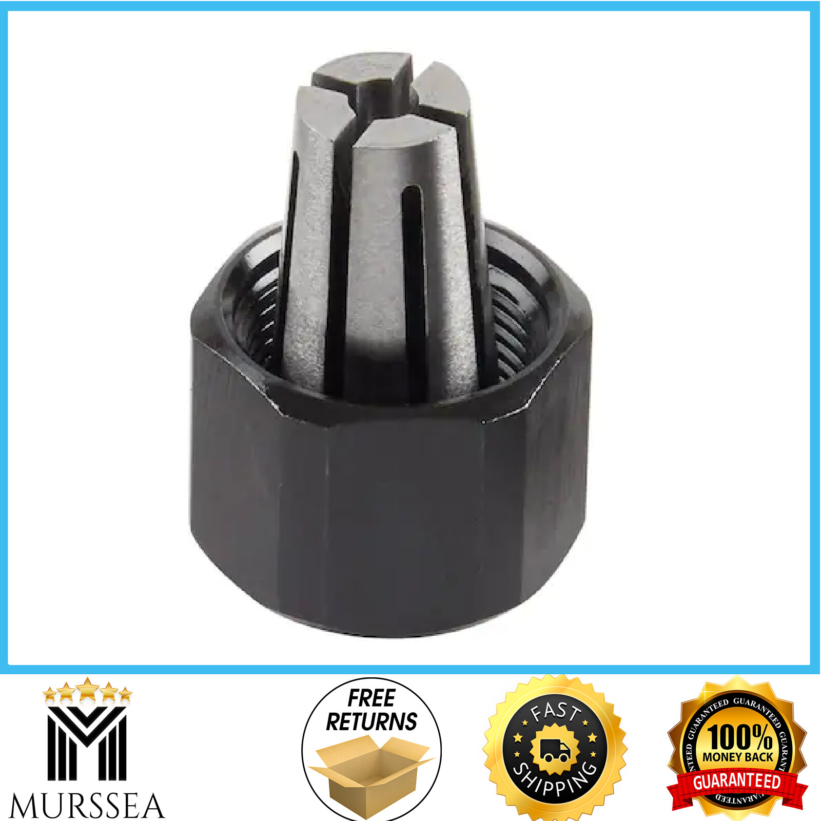 Milwaukee 48-66-2486 1/8 in. Collet & Nut Assembly Kit Die Fuel Back Vibration