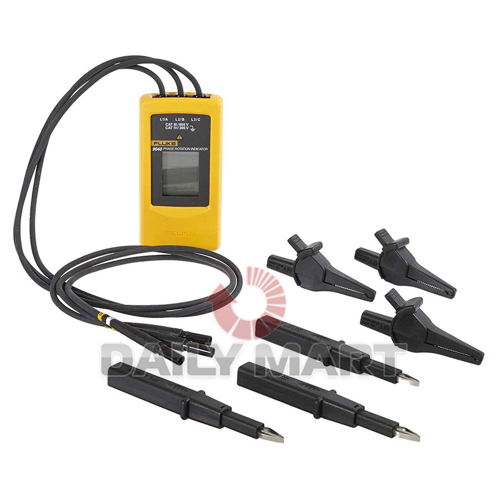 New In Box FLUKE 9040 Digital Phase Rotation Indicator Tester Meters