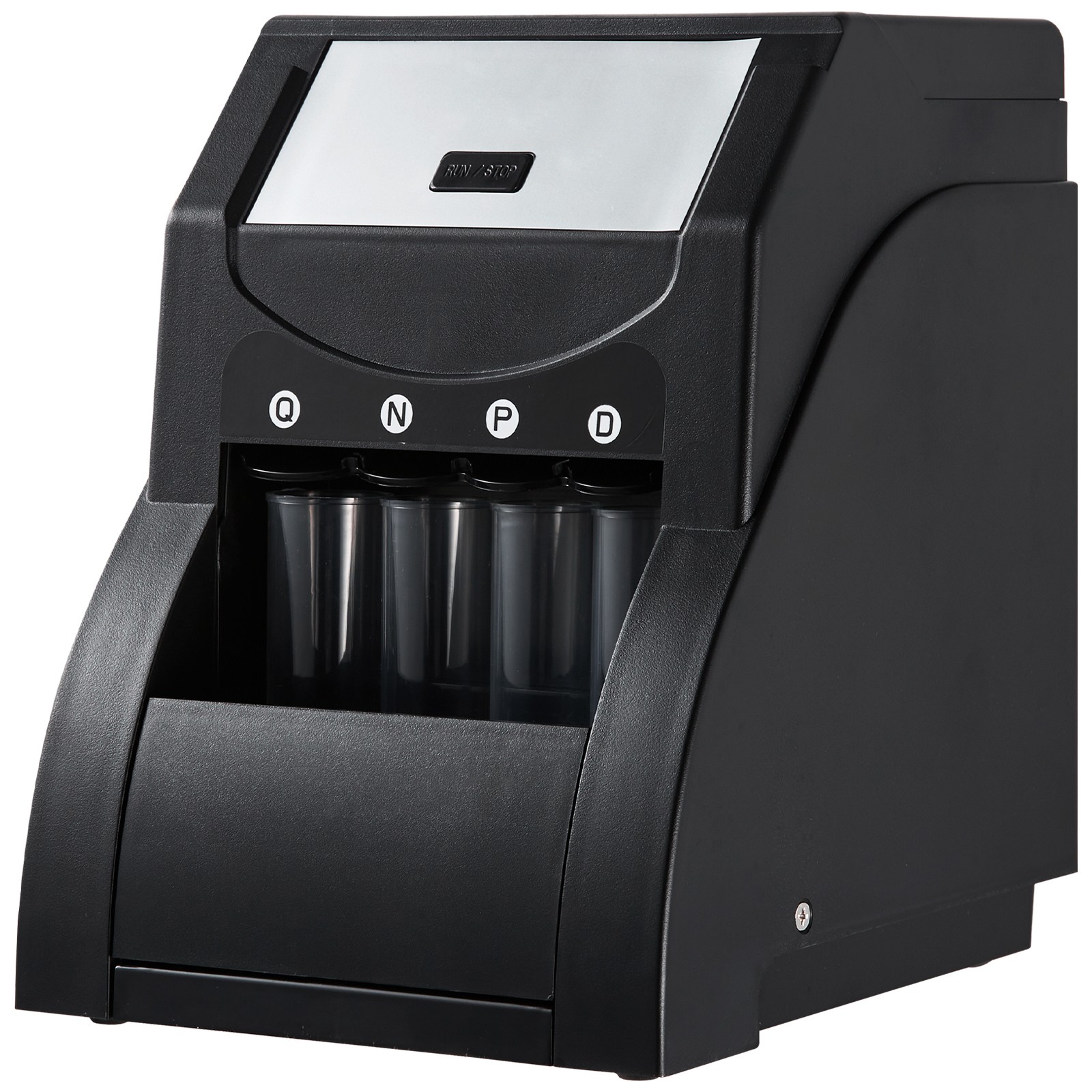 VEVOR USD Coin Sorter Coin Counter Wrapper and Roller 230 Coins/min 4 Coin Tubes