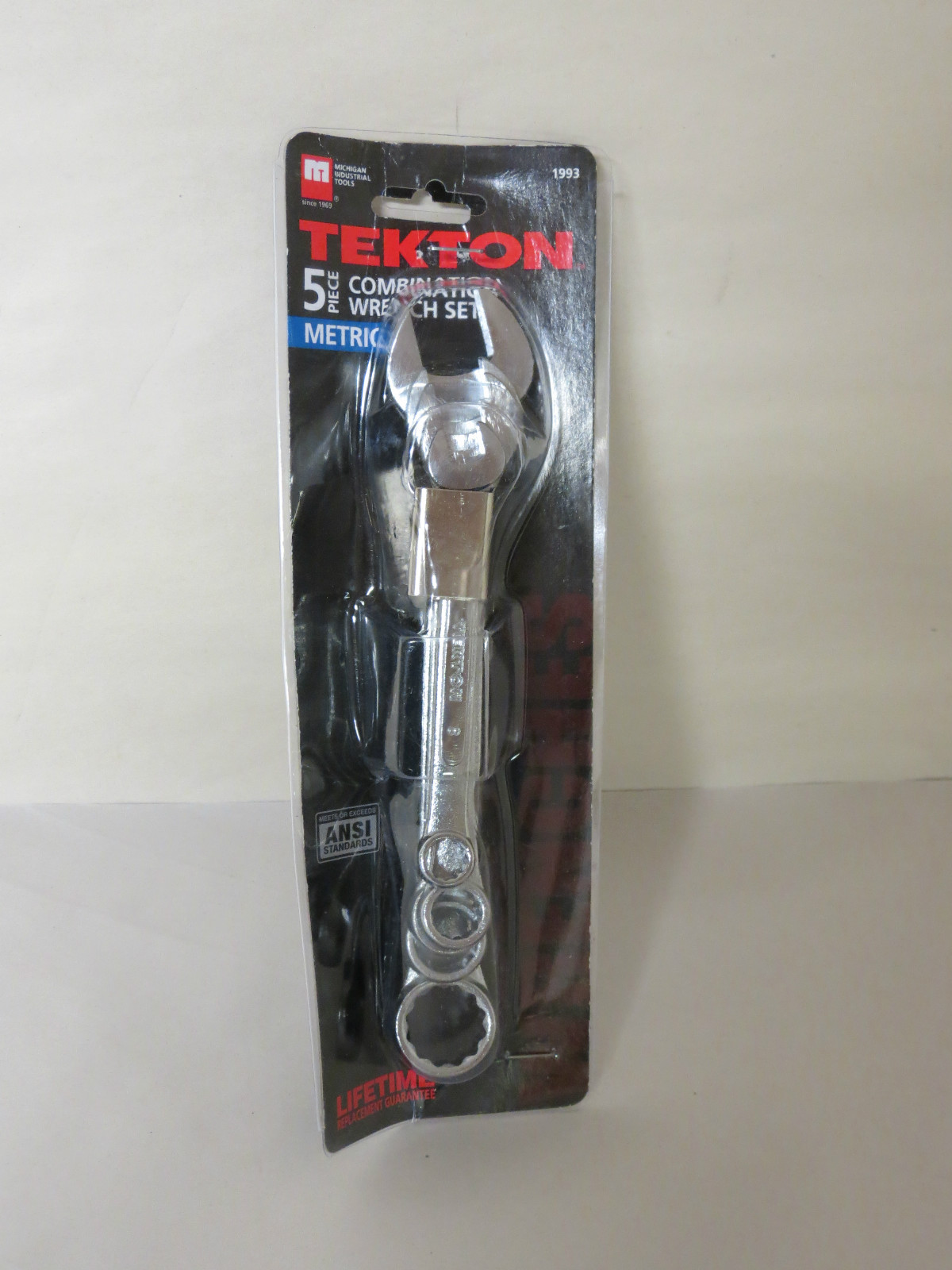 TEKTON 1993 5 PIECE COMBINATION WRENCH SET – METRIC