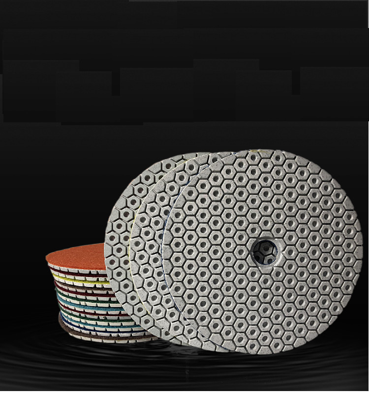 7″ Diamond Polishing Pads for Concrete Marble Travertine Terrazzo Granite Floor