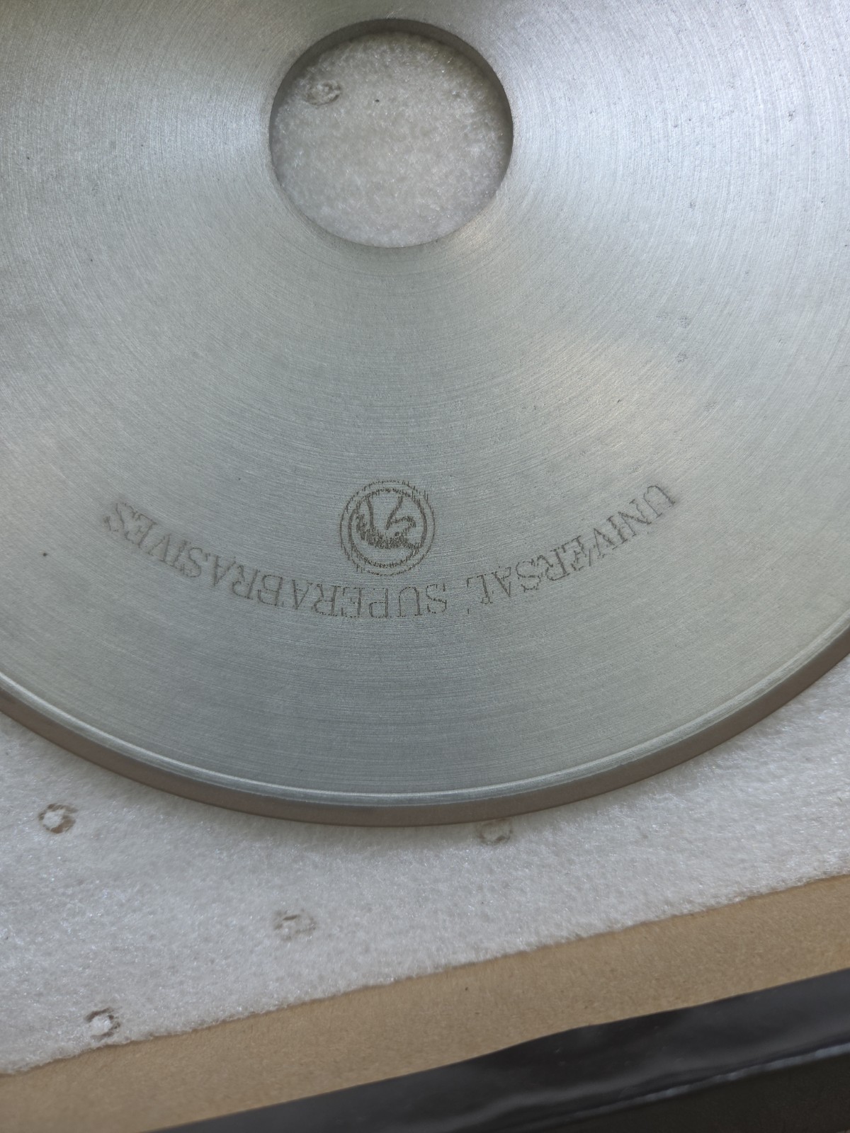 Universal Superabrasives 600 Grit 1A1R 7×1/8×1-1/4 Surface Grinder Diamond Wheel