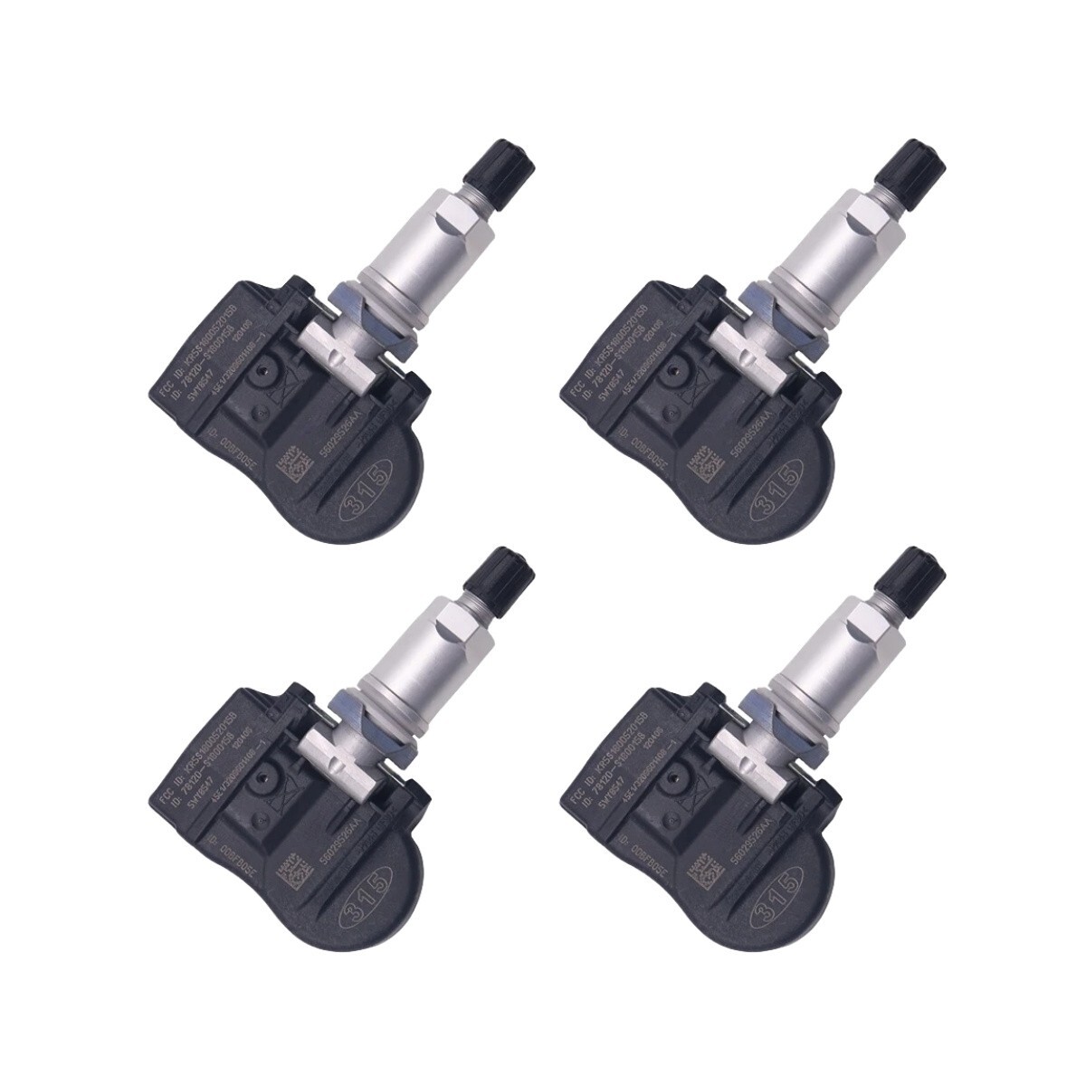 Set of 4 TPMS Tire Air Pressure Sensors 56029526AA For Mopar Dodge Jeep