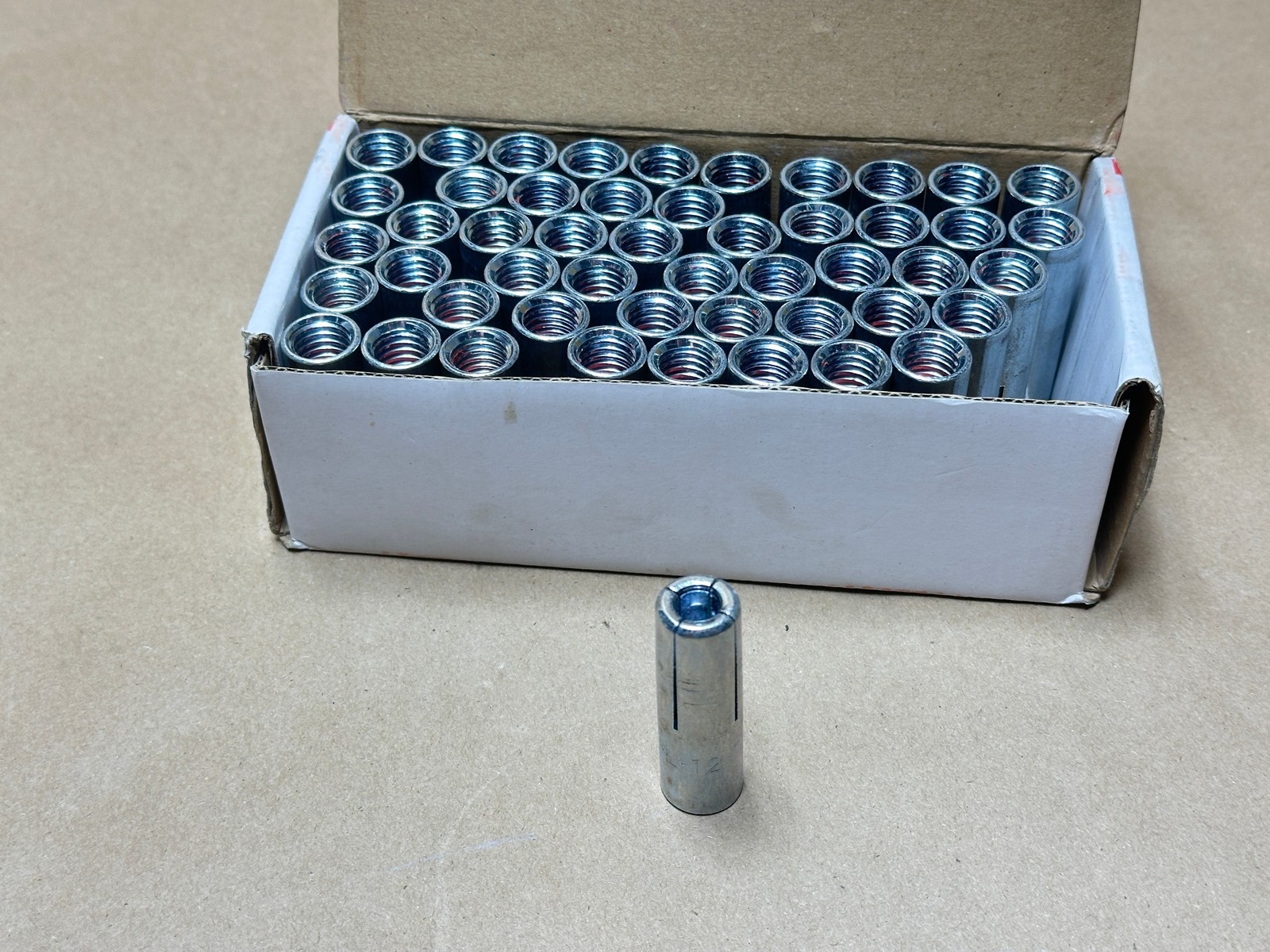 50x PC Red Head Drop-In Multiuo Bolt Concrete Fastening Systems for 1/2″-13 Bolt