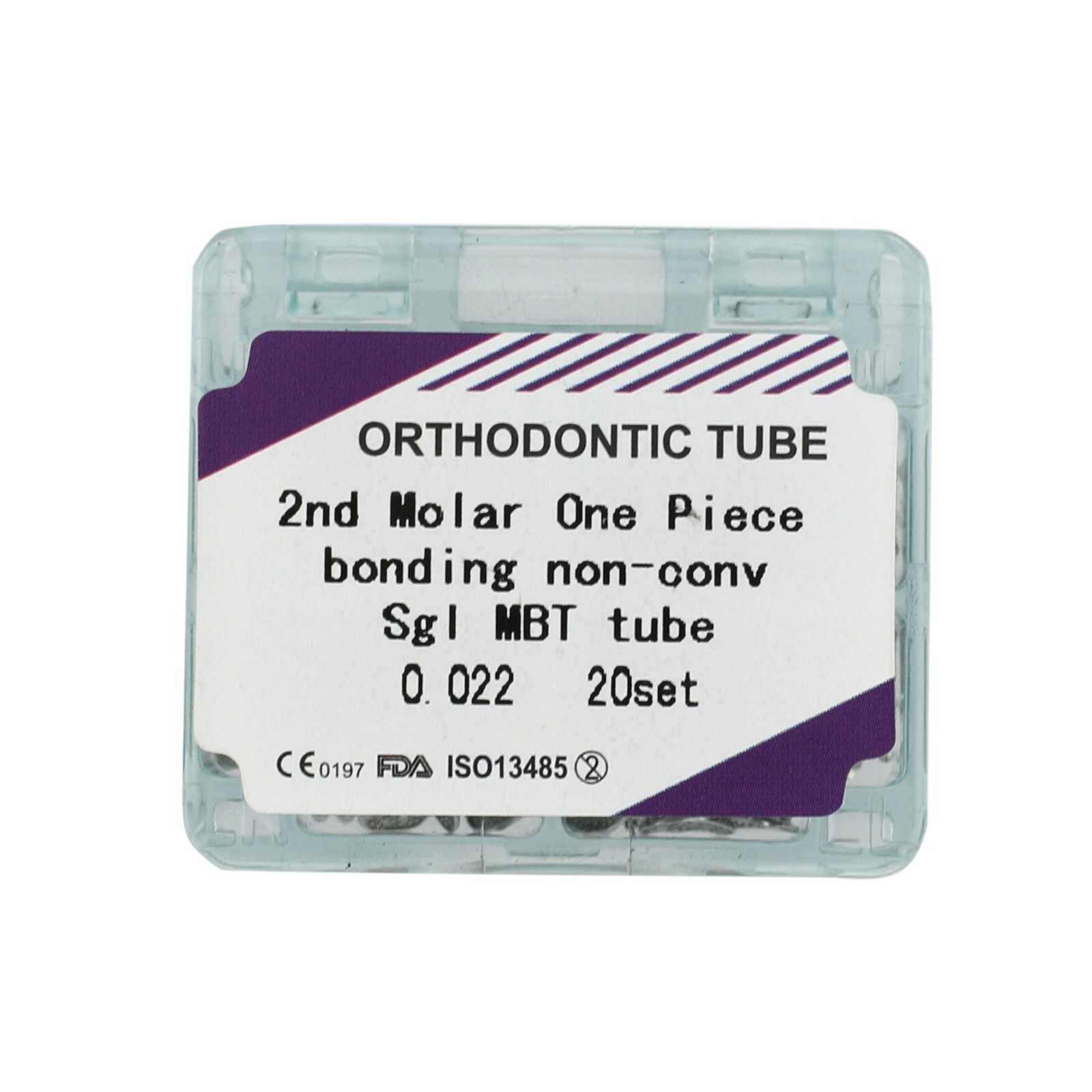 20sets Dental Orthodontic Buccal Tubes Molar Tube MBT Roth 022 1st 2nd Bondable