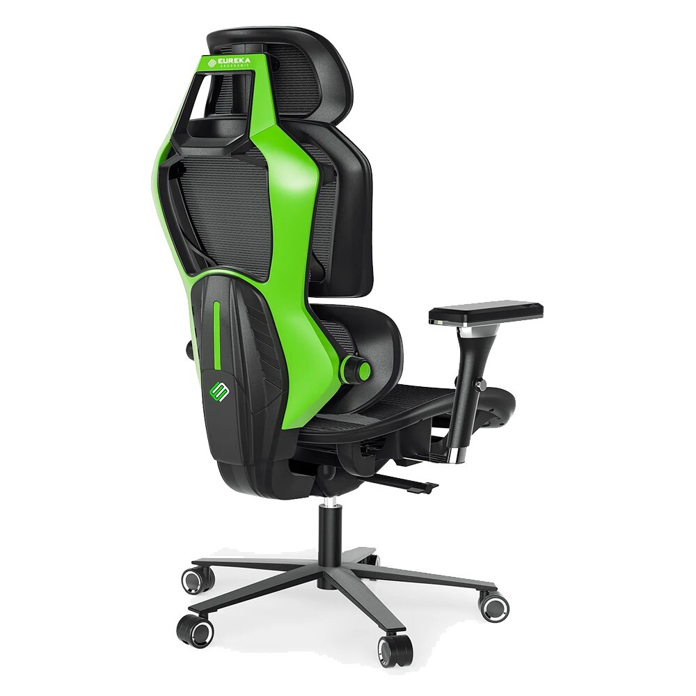 Eurrka Ergononic Typhon Hybrid Ergonomic Gaming Chair (Green)