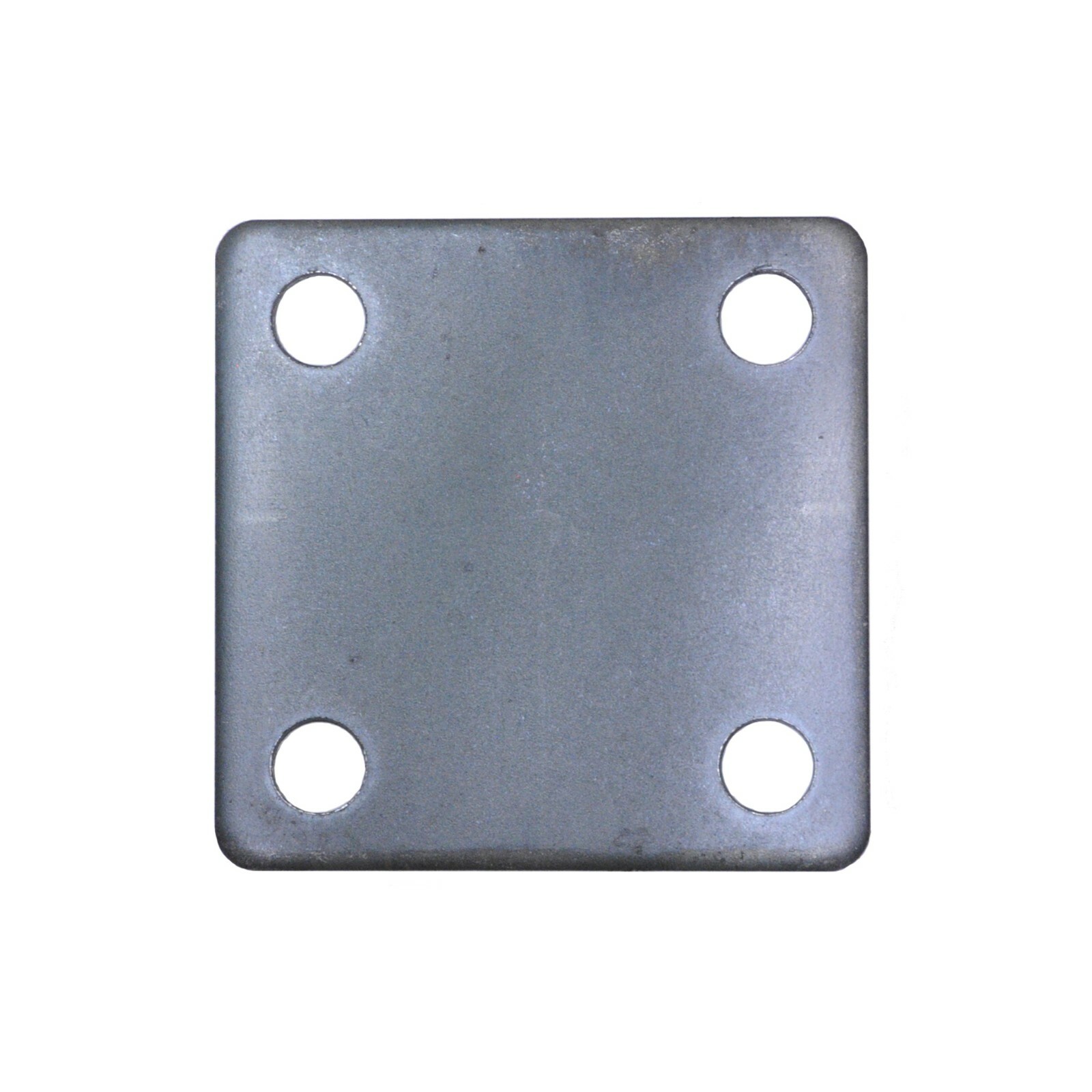 STEEL FLAT SQUARE METAL BASE PLATE 3″ x 3″ x 3/16″ THICKNESS 3/8″ HOLE | QTY 4