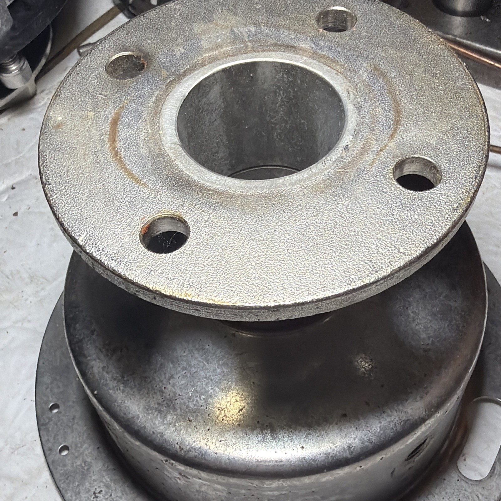 ASP American Stainless Pumps JSP4V Pump Head FLANGE W/Bolts and Impeller.