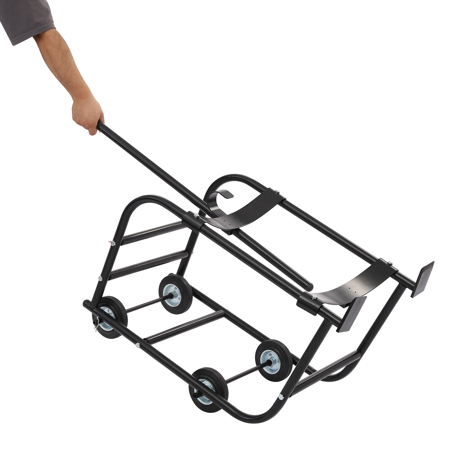 TFCFL 55 Gallon Drum Cradle, Movable Drum Cradle Drum Stand 600-pound Capacity,