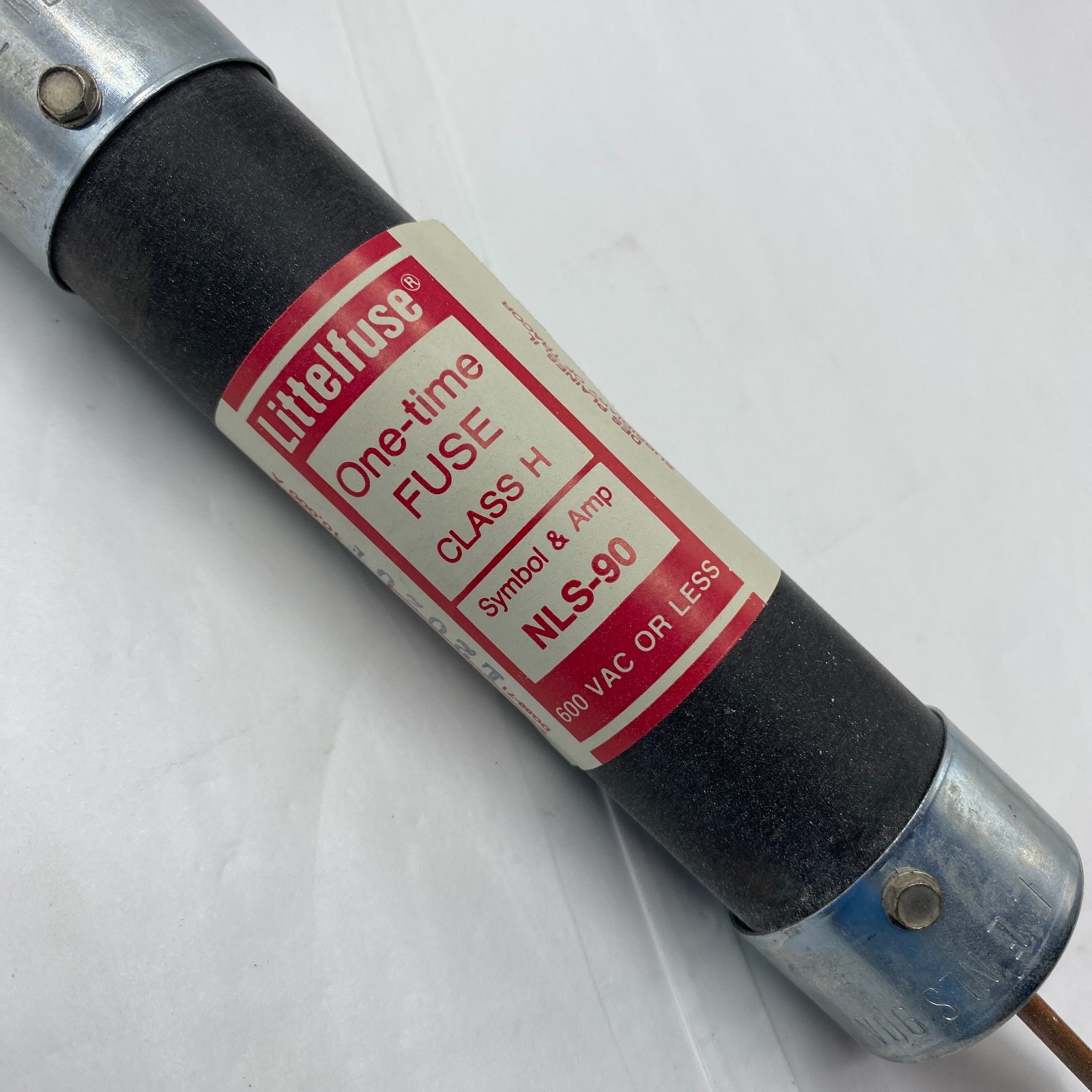 Littelfuse NLS-90 One-Time Fuse – 90A 600V – Class H – Blade Type ✅