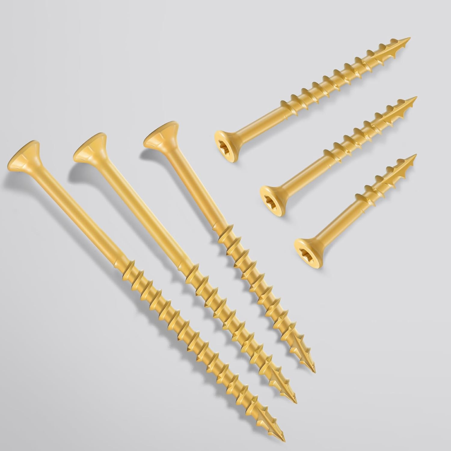 Deck Screws 5 Inch, Wood Screws #10 X 5, (36Pcs) 1Lb, Rust Resistant Epoxy Coate