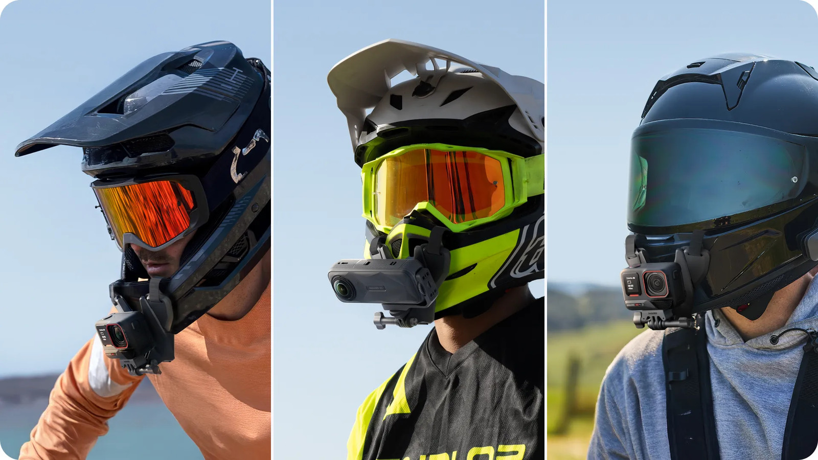 1pcs Insta360 Helmet Chin Accessories 2.0 for X4 Air GO Ultra X5 Ace Pro 2 X4