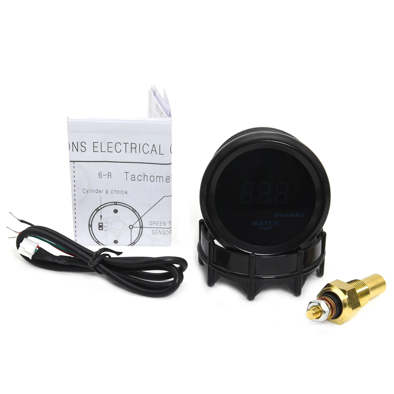 2″ 52mm Car Turbo PSI BAR Boost Gauge Oil Pressure Water Temp Oil Temp Meter