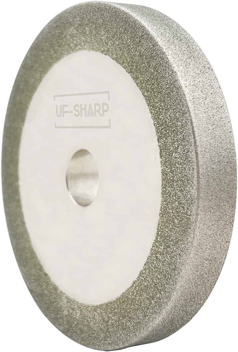 Diamond Grinding Wheel, 3 Inch, 150 Grit, 10mm Wide, 1/2″ Arbor