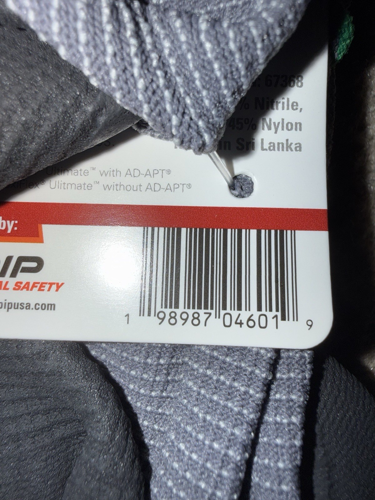 MaxiFlex Ultimate Medium Gray Nitrile-Coated Outdoor & Work Gloves 2-PAIRS