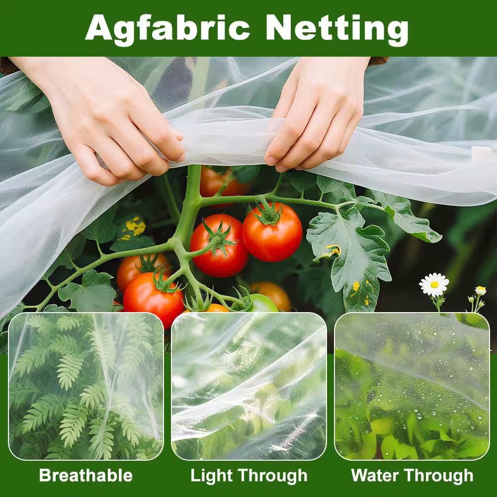 84 In. D X 72 In. H Outdoor Insect Barrier Bag with Zipper Biological Pest Contr
