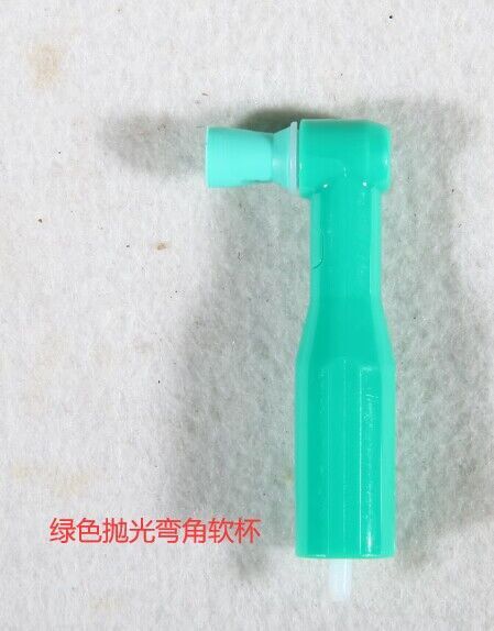 Dental Disposable Prophy Angles Soft Firm Green Blue Cups 90° Latex Free 100’s