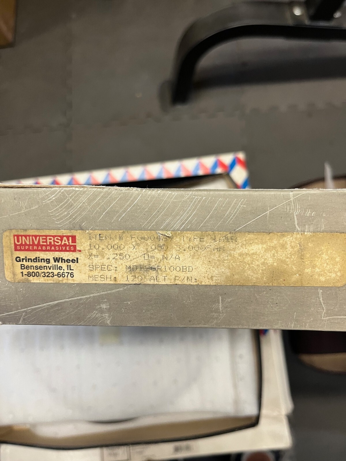 2x Superabrasives 1A1R 10″x.05 Diamond Cutoff Wheels MD120R100BD F000469