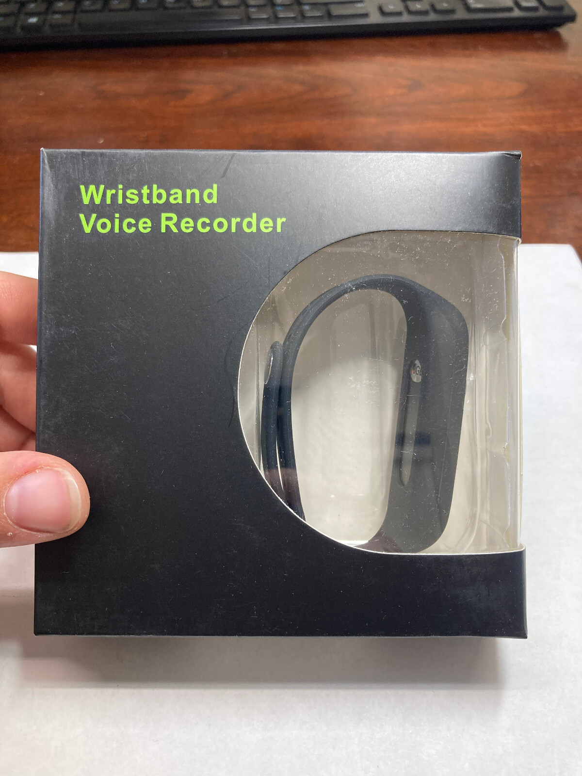 UNISEX ADULT 8GB FITNESS TRACKER VOICE RECORDER in BLACK #SB-VRW104B (SS2)