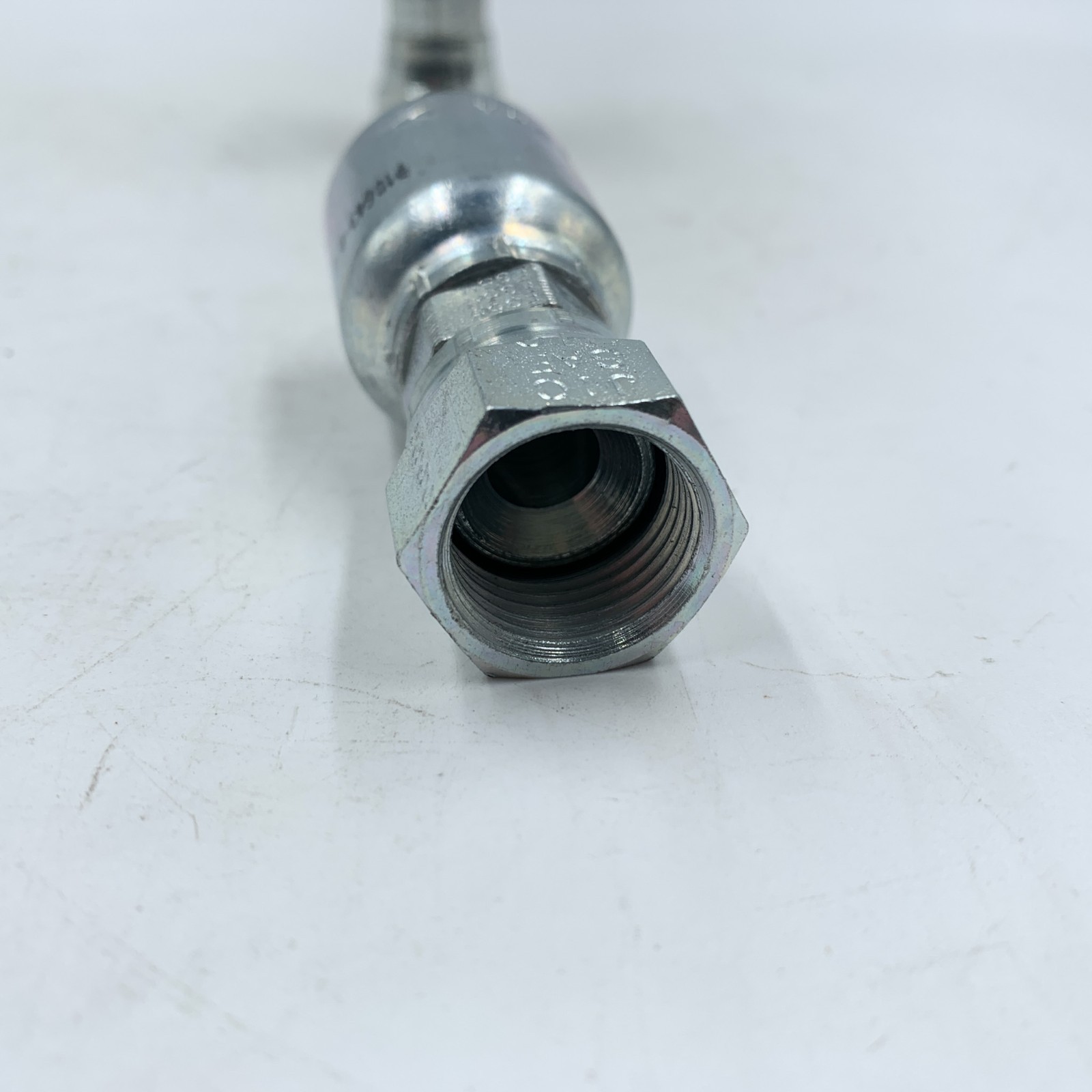 2 Pack Parker 10643-8-6 Hydraulic Fitting JIC Hose Crimp x Threaded