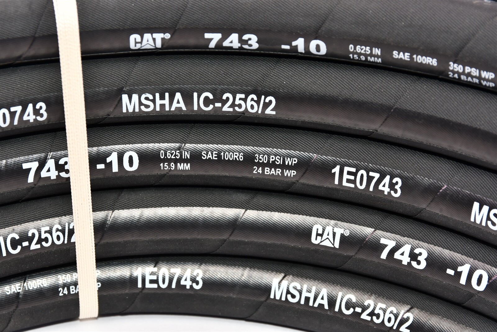 50′ MSHA Approved 5/8″ .625″ Flame Resistant High Temperature Hydraulic Hose