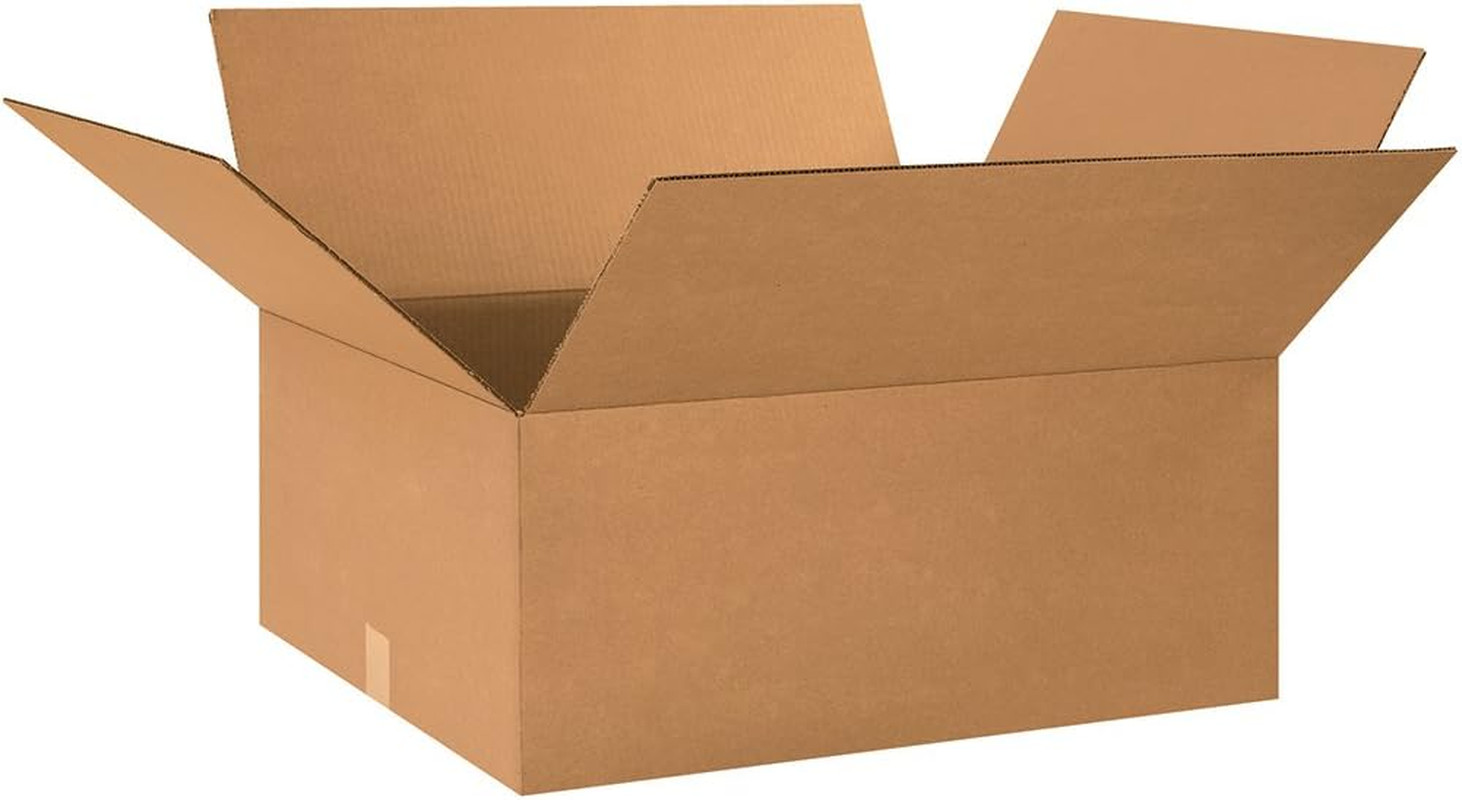Shipping Boxes Large 24″L X 20″W X 10″H, 10-Pack | Corrugated Cardboard Box for