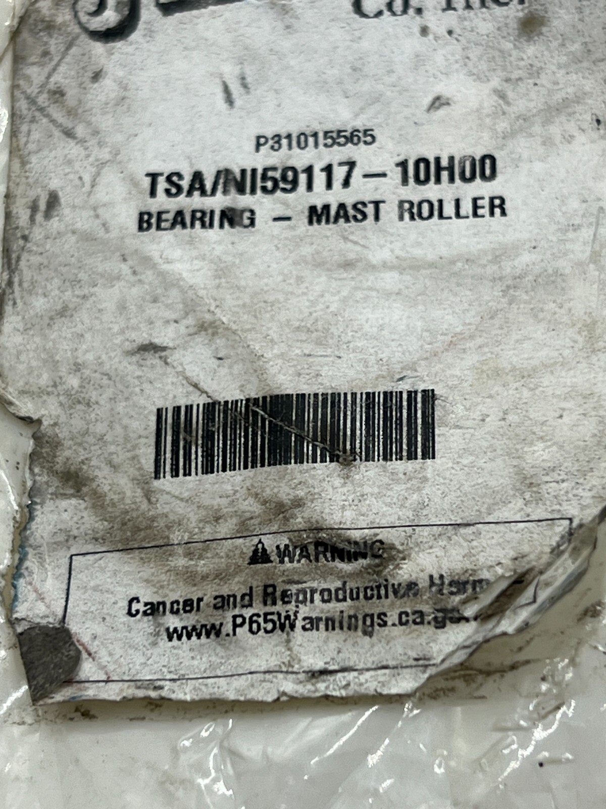 Total Source HSB Mast Guide Forklift Roller Bearing NI59117-10H00 MG307FFN4