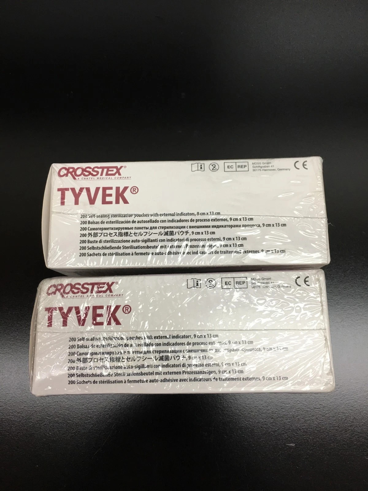 Crosstex REF TSP-180 Self-Seal Tyvek Pouch 3.5″ x 5.25″ Lot 2 PKS