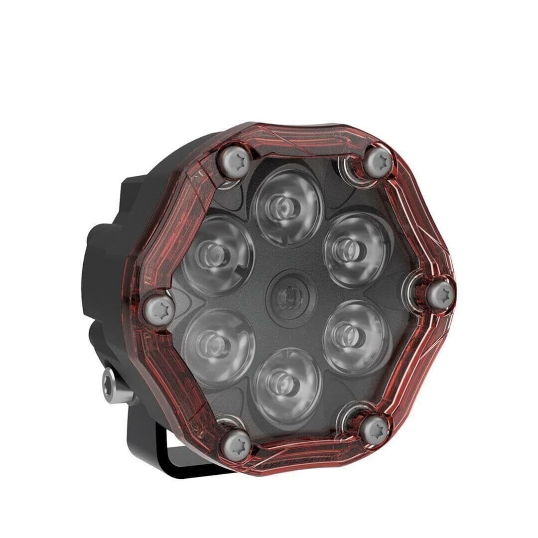 JW SPEAKER Round LED Warning Light, Model Trail 6 Flash
