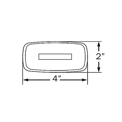 Amber Replacement Lens for Optronics MC MCL32 Marker Clearance Vehicle Light