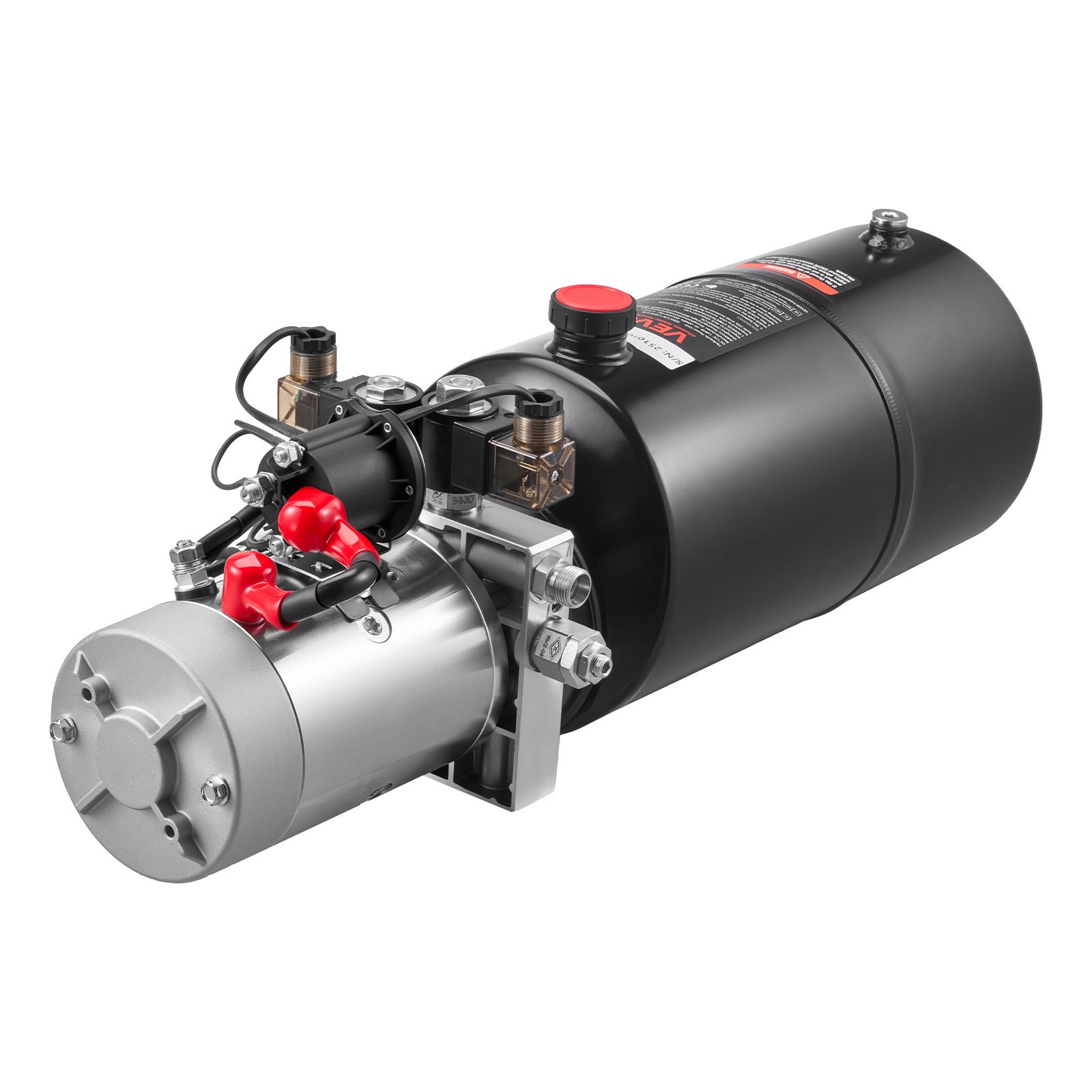 VEVOR 8 Quart Hydraulic Power Unit DC 12V Double Acting Hydraulic Pump