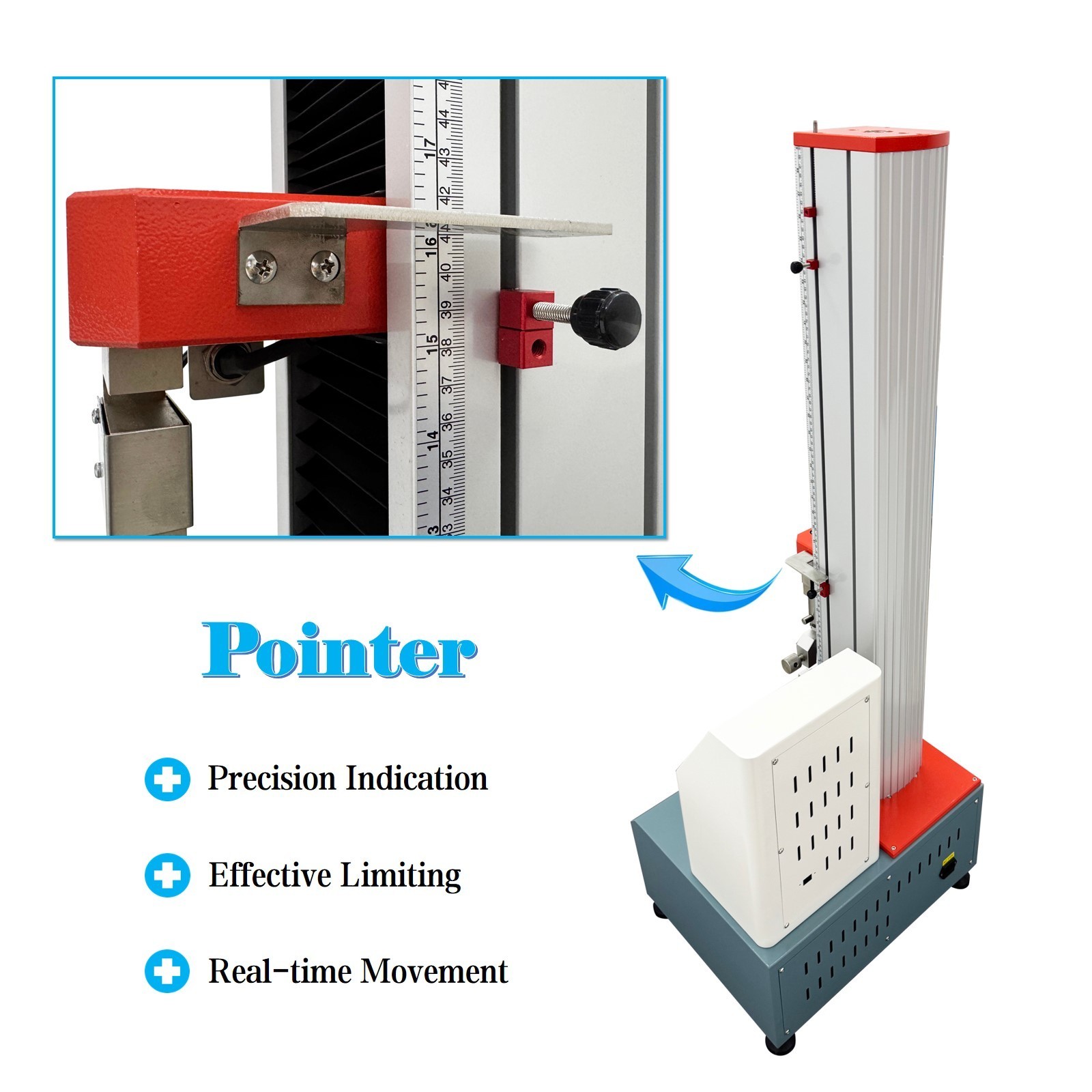 110V 200KG Electric Tensile Strength Testing Machine with Printing Function