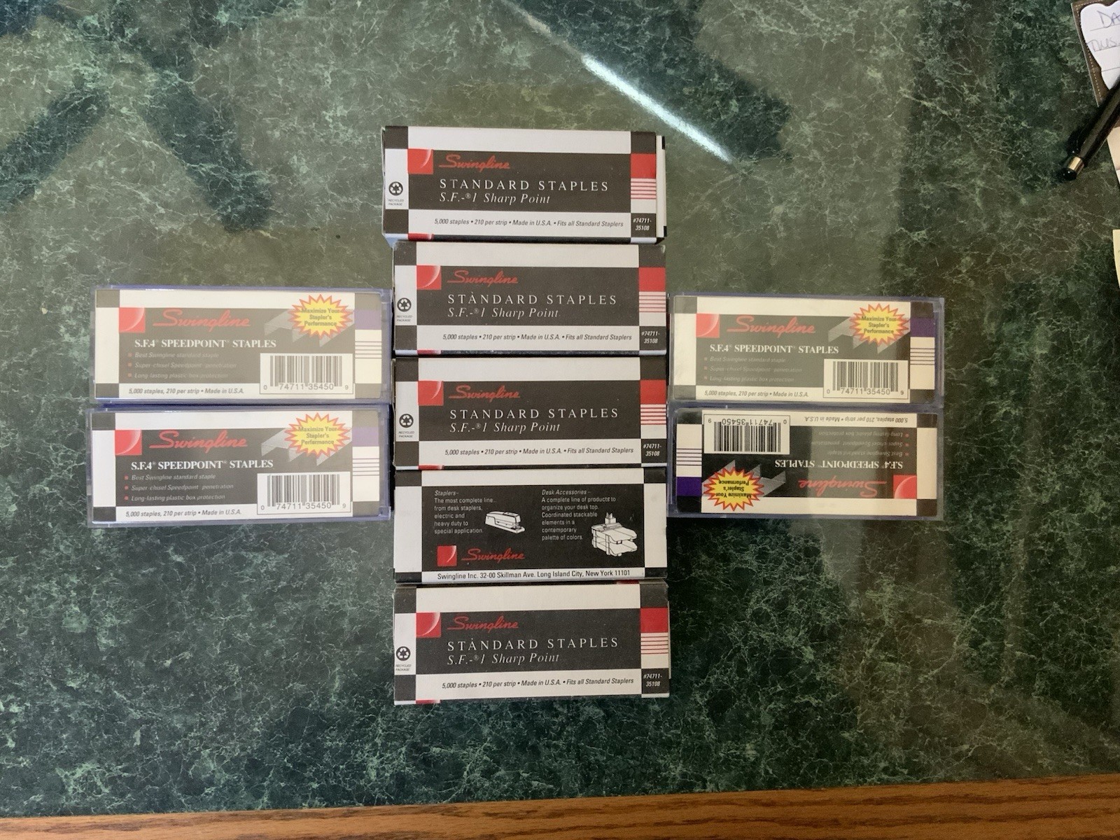 Swingline Staples, Lot Of 9 – 5000 Count Boxes. Total Count 45000. Free Shipping