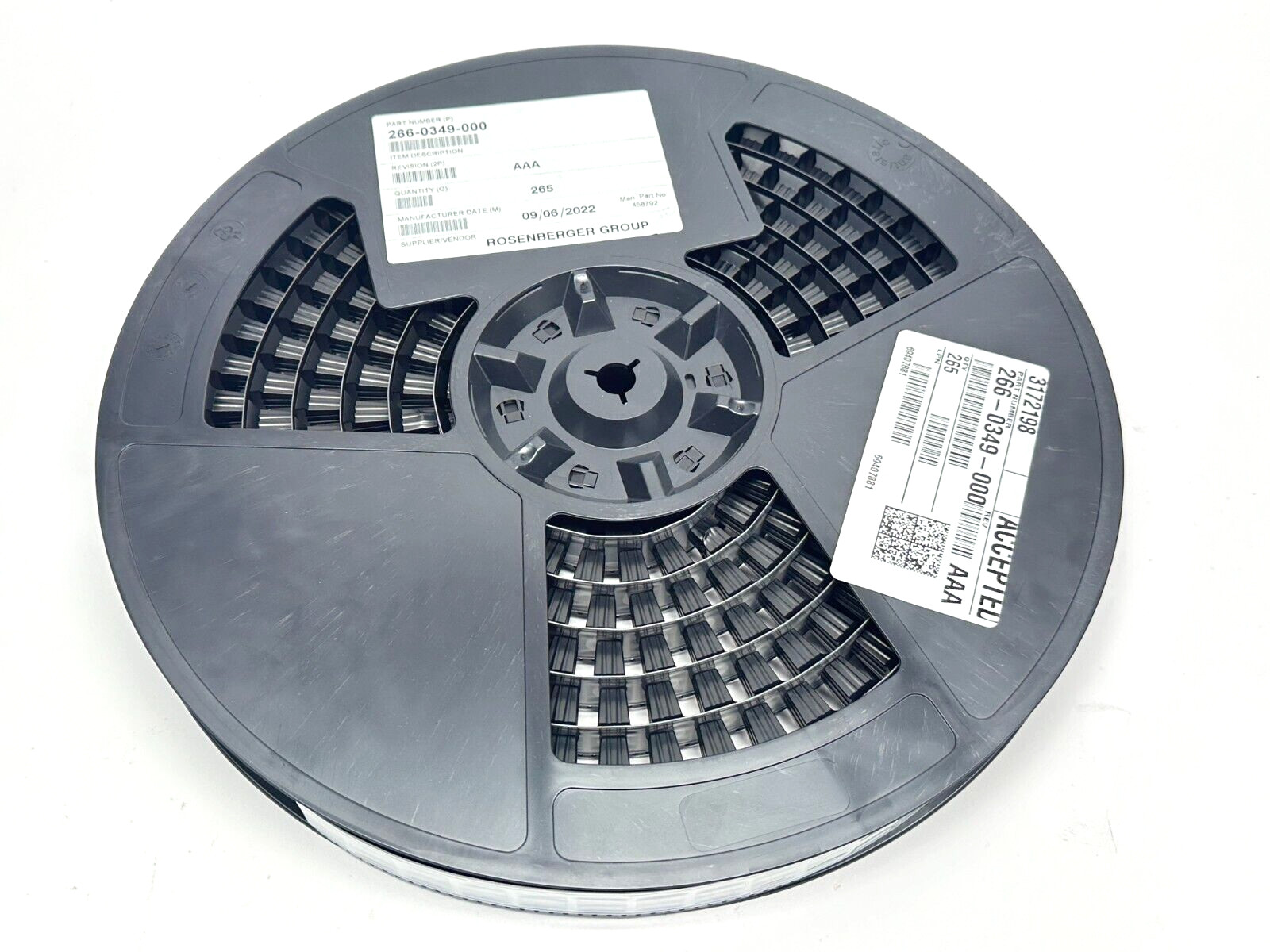 Rosenberger 59S11G-40M Fakra Vertical Coax HDR 11.65mm Tall 265 QTY REEL