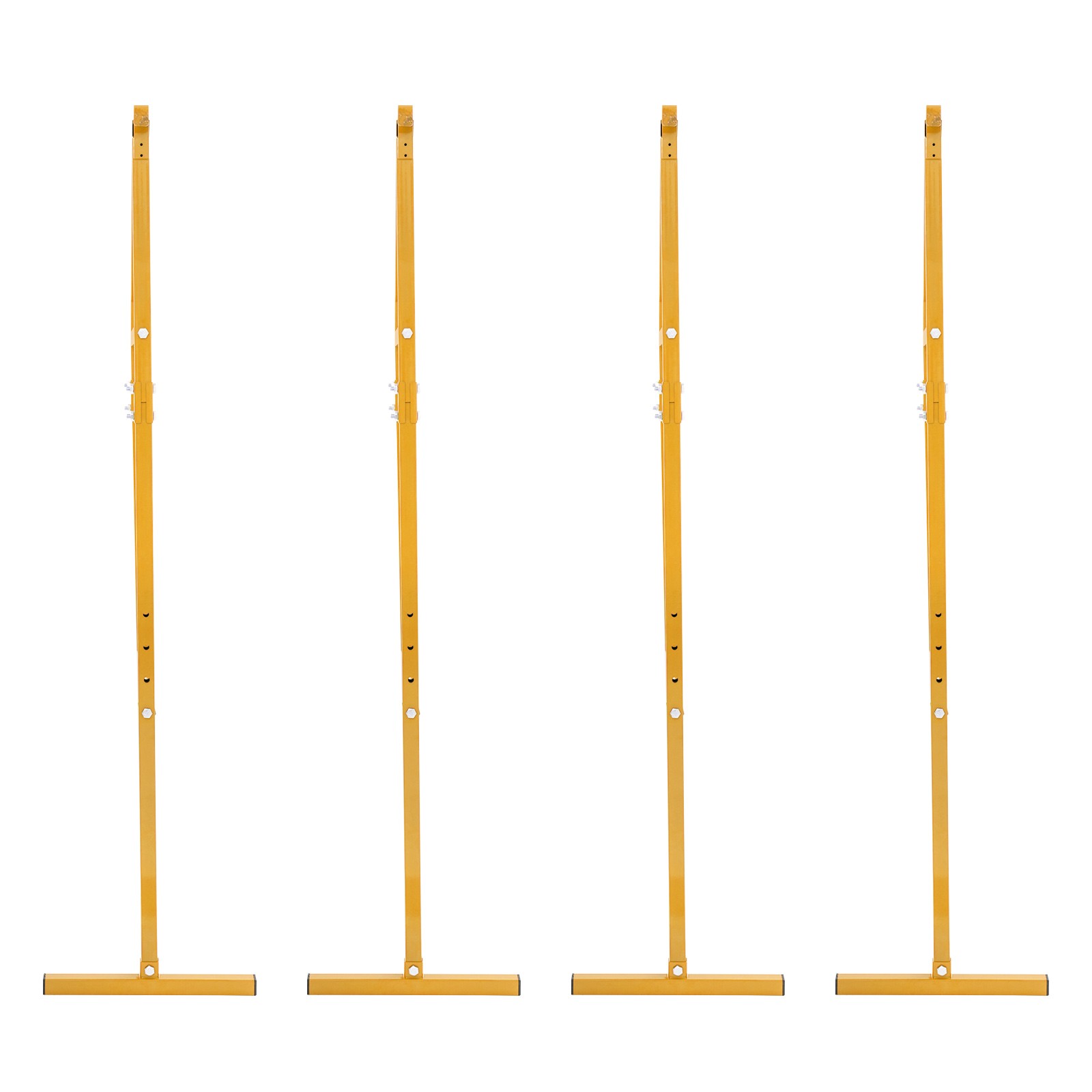 4 Pack Cargo Shipping Container Shelving Shelf Bracket 19″x52″ Universal Yellow
