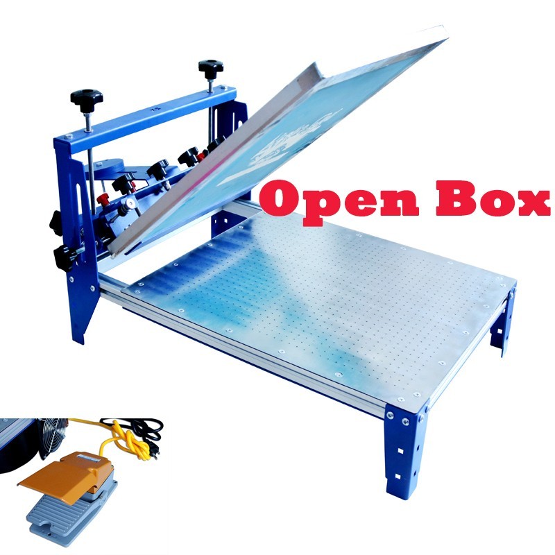 Open Box! 20”x24” 3-Directions Vacumm Screen Printing Machine Screen Printer