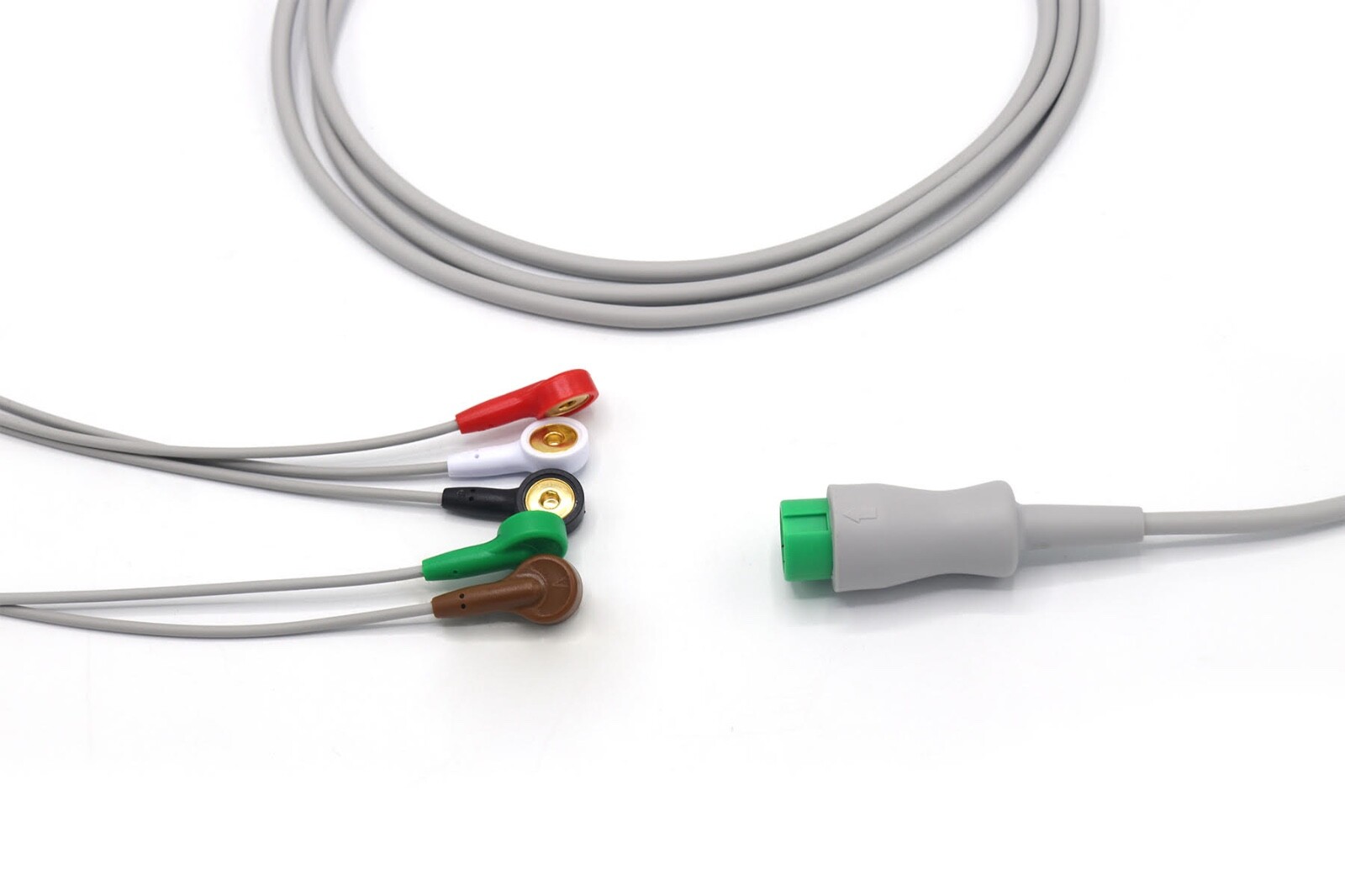 Mindray Passport 12 ECG Cable 12 Pin 5 Leads Snap Compatible – Same Day Shipping