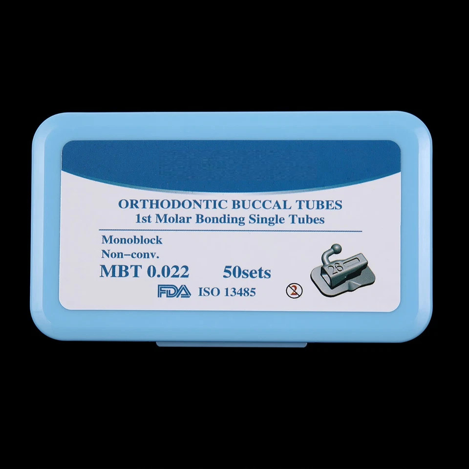 50Sets Dental Orthodontic Buccal Tube 1st 2nd Molar Tube Roth MBT 022/018