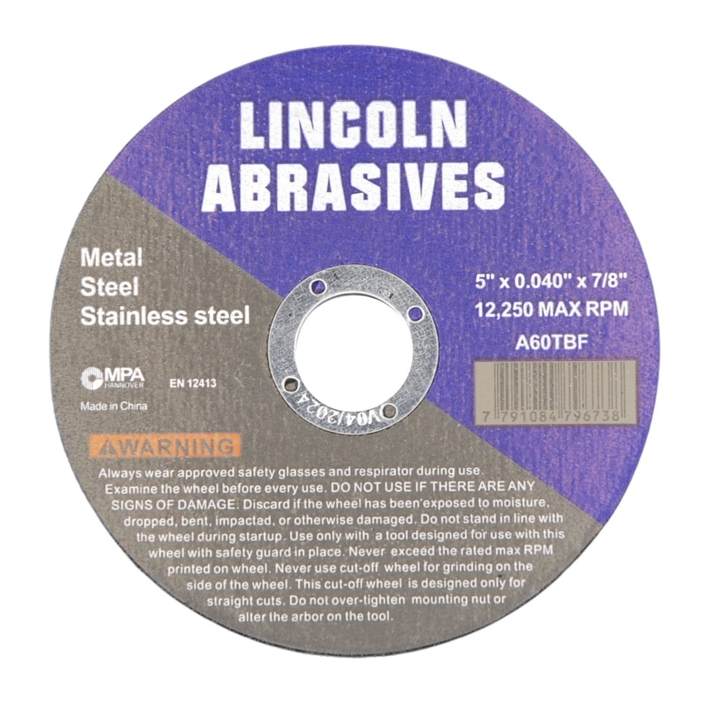 400-PK 5″ x .040″ x 7/8 Cut-off-Wheels Cutting Discs Steel & Metal