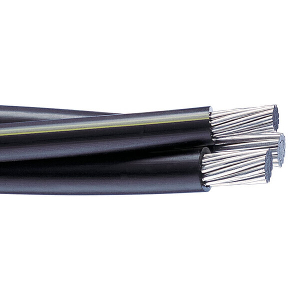 Vassar 4-4-4 Triplex Aluminum URD Direct Burial Cable (90 Amp) 600V