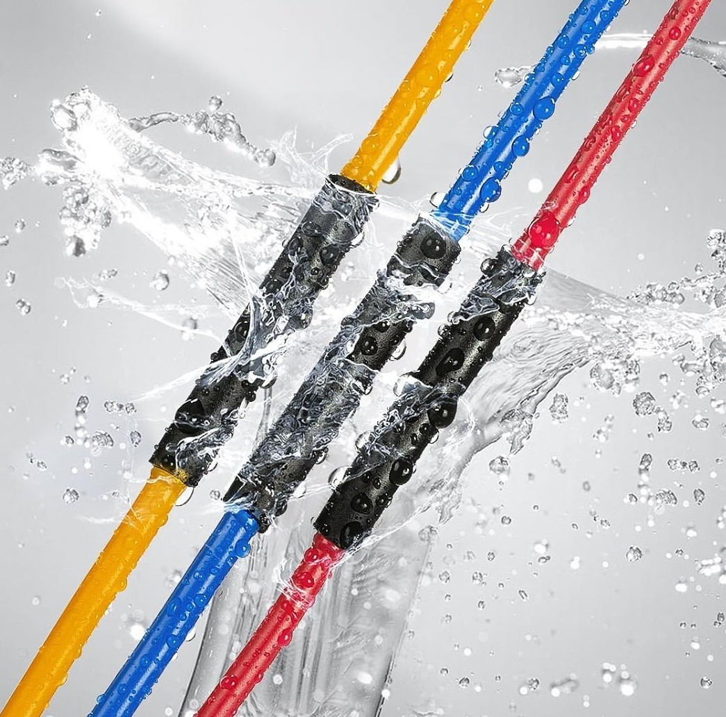 100 FT. 100′ Feet BLACK 1/4″ 6mm Polyolefin 2:1 Heat Shrink Tubing Tube Cable UL
