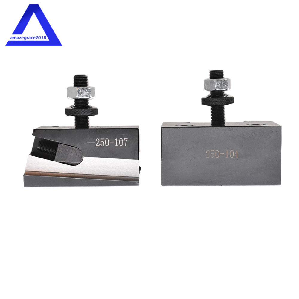 AXA 250-100 Piston Type Quick Change Tool Post Holder For Lathe 6- 12″ 6PC