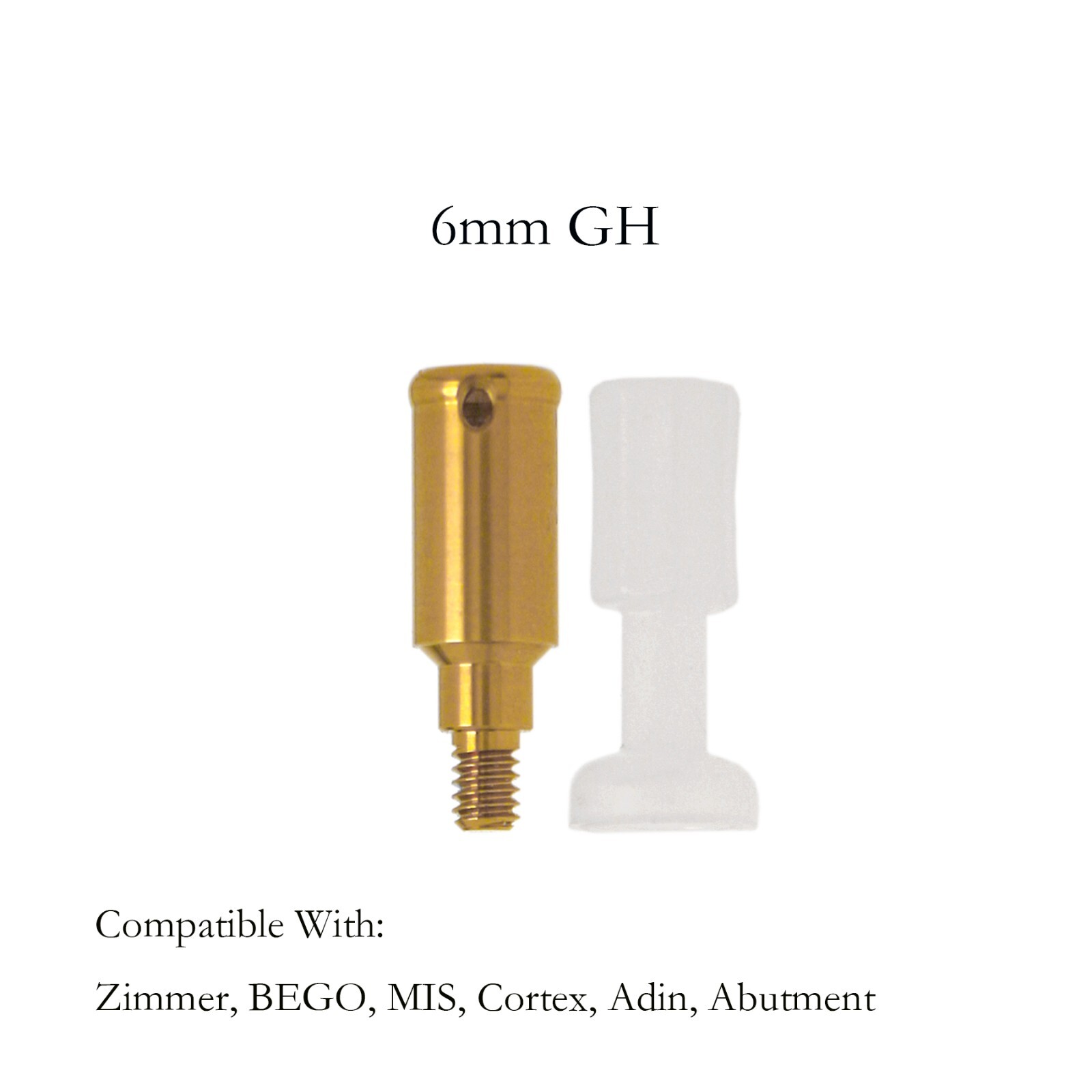 US Tapered Locator Abutment Internal triangle For Zimmer TSV 3.5 MIS Implants
