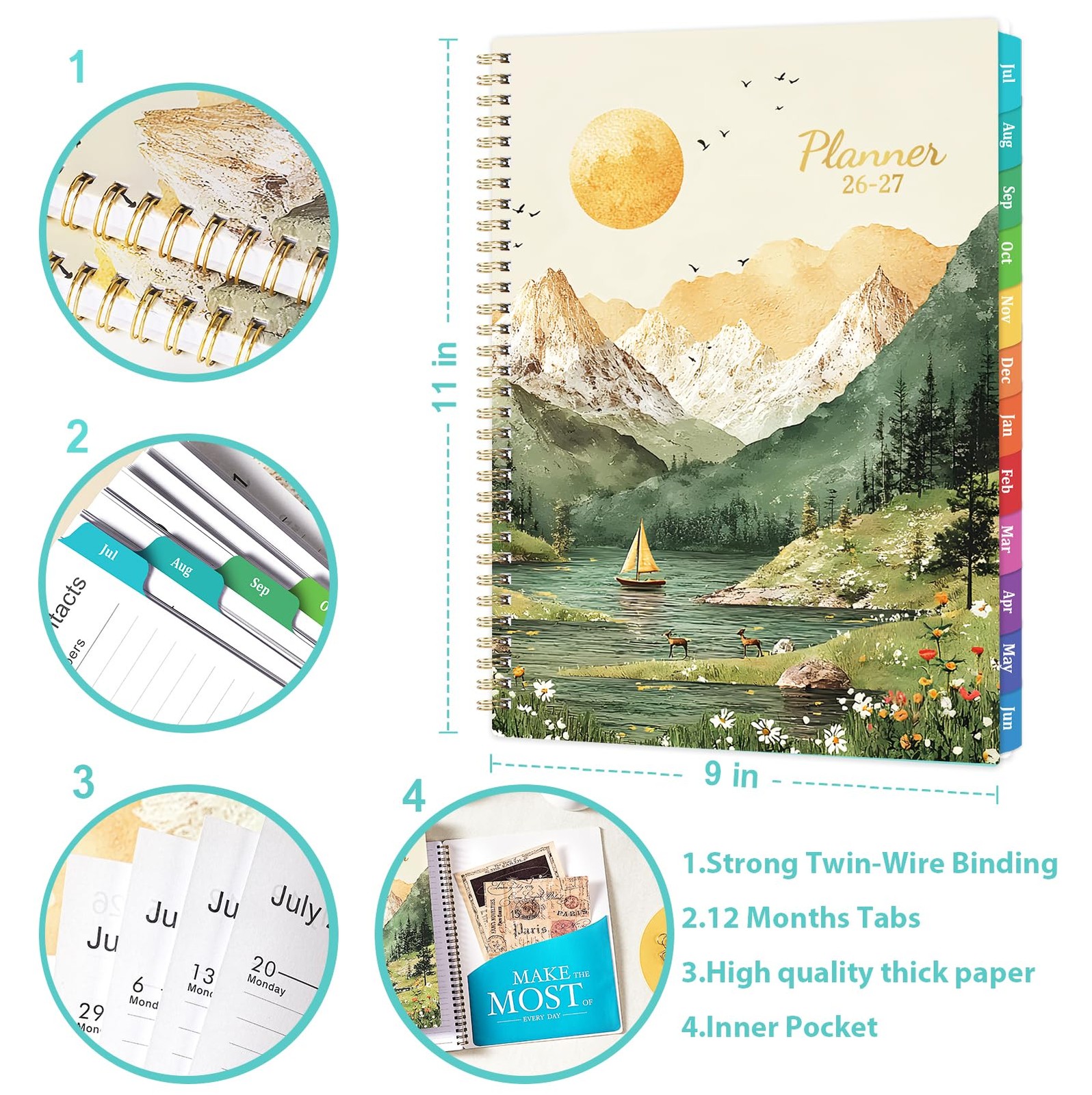 Planner 2026-2027 – Academic Planner 2026-2027 Weekly and Monthly, July 2026 …